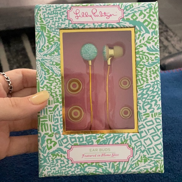 Lilly Pulitzer Ear Buds - Picture 1 of 2